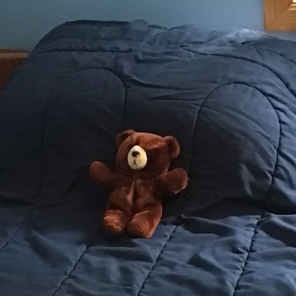 Small brown stuffed bear - Picture 3 of 6